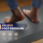 FEATOL Anti Fatigue Mat for Standing Desk & Kitchen Floor, 9/10 Extra Thick - Image 3