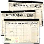 Large Teacher Desk Calendar 2026-2027 - Desktop Calendar 2026 by HadleyDesigns