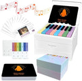 Piano Desk Calendar 2027 with Acrylic Dust Cover – Playable Mini Piano Calendar with 52 Weekly Music Scores, 27 Cards Gift for Swift Fans & Desktop Decor – White by JOSMAX