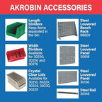 Akro-Mils 30210 AkroBins Plastic Storage Bins, 5"x4"x3", Red, 24-Pack - Image 6