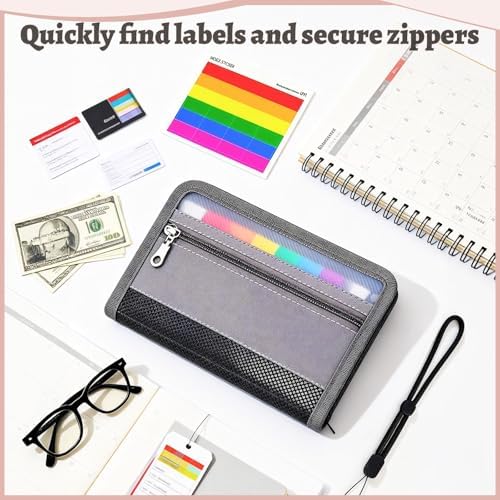 4pcs Portable Receipt Organizer & Coupon Holder, 12 Pockets - Image 3