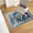 Office Chair Mat for Hardwood Floor, 48"x36" Easy Glide Computer Desk Mat Protector for Rolling Chair Under Desk Rug Nonslip Backing, Machine Wash (Modern) by CHAKME