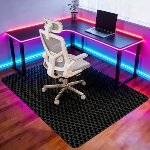 Vicwe Office Chair Mat for Hardwood Floor, 63" x 51" Chair Mat, Anti-Slip by Vicwe