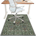 36"x60" Office Chair Mat for Hardwood Floor, Non-Slip Washable Moss Green by BESBLEE