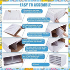 Colingmill 2 Pcs Notebook Classroom Paper Storage Organizer 19x12 Inch - Image 4