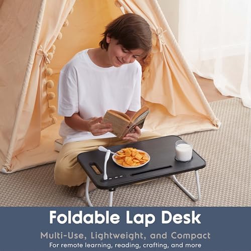 Nestl Lap Desk Bed Table Tray with USB Port, Laptop Stand for Bed 19"x12" - Image 2