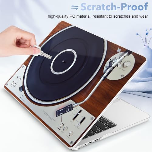May Chen for M5 MacBook Air 13.6 Inch Case 2026 2025 2024-2022 Release M5 A3449 M4 A3240 M3 A3113 M2 A2681, Plastic Hard Shell Case for MacBook Air 13.6" with Retina Display, Retro Music Machine - Image 4