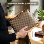 Professional Padfolio Portfolio Binder,Faux Leather Business Portfolio Organizer for Men & Women, Includes File Pockets, Card Holders, Pen Loop & Resume Holder for Interviews - Image 3