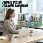Thenshop 24 Pcs Magazine Files Cardboard Holders,Classic,Green Collection - Image 5