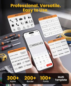 Heat Shrink Wire Label Maker, Industrial Label Printer Bluetooth & Portable - Image 4
