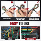 Reallnaive 500 Pcs 8 Inch Reusable Zip Ties Outdoor Heavy Duty 120lbs - Image 5