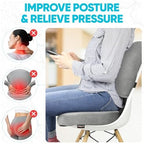 FORTEM Seat Cushion & Lumbar Support for Office Chair, Wheelchair, Car - Image 5
