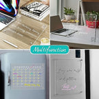 2PCS Clear Acrylic Calendar Dry Erase Board with Stand for Desk, 16x12 Large Desktop Monthly Whiteboard Magnetic Memo Board for Fridge, Office, School, Home - Image 2