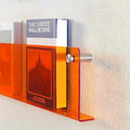 ROYALITA 2-Pack Acrylic Magazine Holder Brochure Holder, Orange 17 Inch by ROYALITA