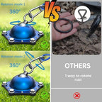 TOPKNOT Dog Tie Out Cable and Stake for Camping,360°Swivel Dog Run- No Tangle,with 20FT Heavy Duty Cable - Up to 150LBS,Ideal for Outdoor Camping - Image 6