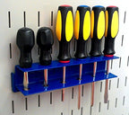 Wall Control Slotted Tool Board Workstation Accessory Kit Pegboard and Slotted Tool Board – Blue (Pack of 3) - Image 5