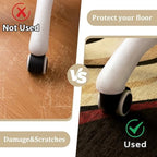 Office Chair Mat for Hardwood Floor, 48"x36" Easy Glide Computer Desk Mat Protector for Rolling Chair Under Desk Rug Nonslip Backing, Machine Wash, (Modern) - Image 4