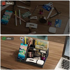 Desk Caddy with Fast Wireless Charger,Pen Holder Charging Station Organizer - Image 2