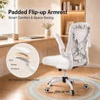 Ergonomic Home Office Chair, 4-Way Lumbar, Thick Cushion, 330LBS - Image 6