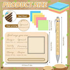 Dispowreath 6 Set Employee Christmas Appreciation Gift Sticky Note Holder - Image 2