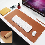 Ruby Lil Natural Cork Large Desk Blotter Protector,Waterproof Office Desk Pad with Stitched Edge,Brown,120x60cm by RubyLil