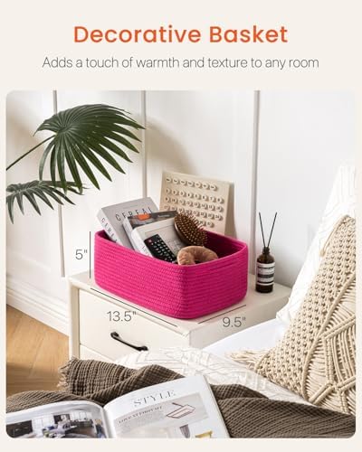 KALLAX Small Woven Storage Basket for Organizing, 13.5x9.5x5 inches, 3 Pack - Image 2