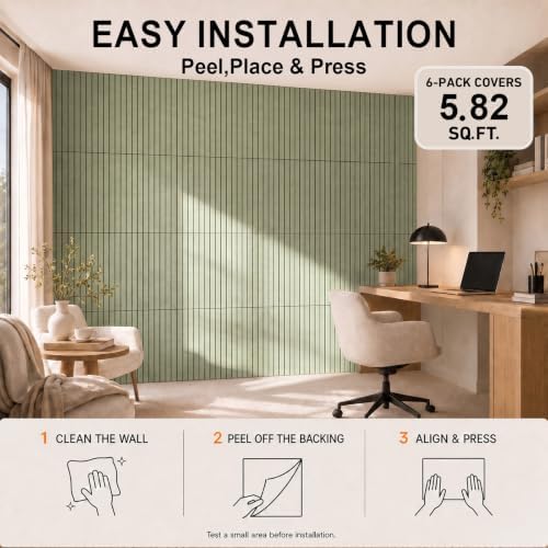 Stripe Felt Bulletin Board Tiles, Cork Board Alternative 48 x 36 in - Image 4