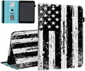 Case for Samsung Galaxy Tab S10 FE Plus 13.1 Inch 2025 Model (SM-X620/X626),Card Slot PU Leather TPU Case Pen Holder Auto Wake Sleep,Vintage American Flag by Unknown