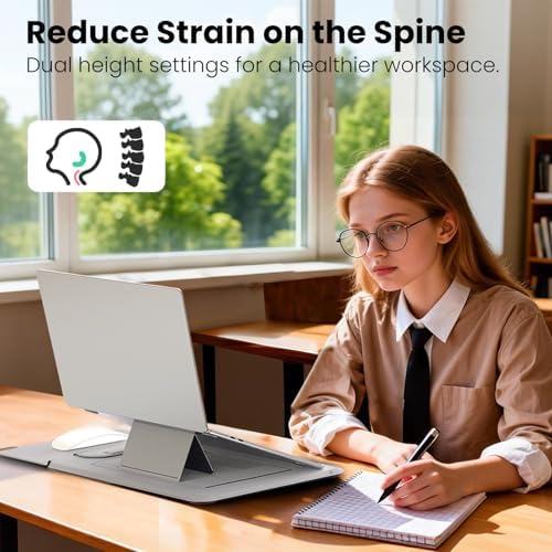 Nillkin Versatile Pro Upgraded 12-14in Laptop Sleeve with Stand & Mouse Pad - Image 3