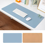 Ruby Lil Natural Cork & PU Leather Dual Side Mouse Pad Laptop Desk Table Protector Desk Writing Pad,Blue,80x40cm by RubyLil