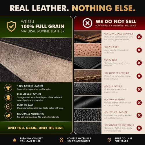 ELIZO Leather Desk Pad Real Leather Desk Mat Thick (3mm) Double Layer (32x16) Cover Blotter Desk Protector Large Computer Mat for Keyboard Mouse Pad Table Laptop Mat Office Accessories - Vintage Black - Image 4