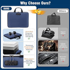 EXLIFBAG Fireproof Document Box with Lock, 13 Pocket Accordion File Folder - Image 6