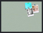 PinPix 32x24 inch Cork Bulletin Board. This Decorative Framed Pin Board Comes with Diamond Pattern in Nile Green Design and Satin Black. Ideal for Home, Office Decor or School (PinPix-380) by PinPixBulletinBoards