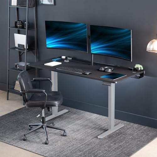 VIVO Black 60 x 30 in Standing Desk, DESK-KIT-E2G-P3B - Image 2