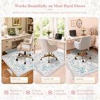 iCasso Office Chair Mat for Hardwood Floor, 48"X 60" Convex Pink - Image 3