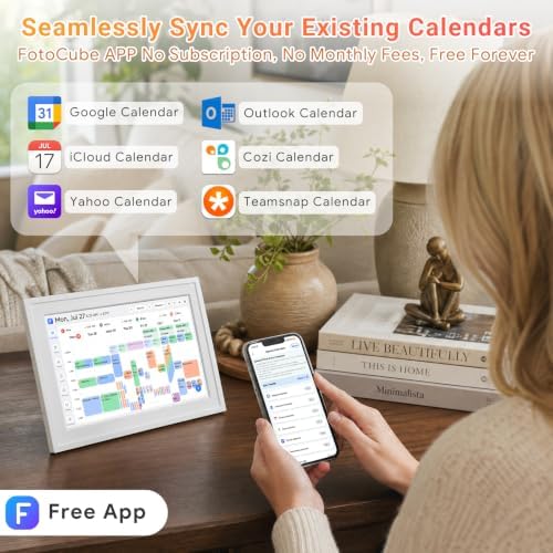Smart Digital Calendar No Subscription 10.1" Touch Screen - Image 4