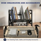 Vertical Laptop Stand, Laptop Storage Rack - Image 3
