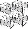 Marsui 4 Pcs Hanging File Frame, Metal Mesh Hanging File Folder Organizer by Marsui