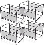Marsui 4 Pcs Hanging File Frame, Metal Mesh Hanging File Folder Organizer by Marsui