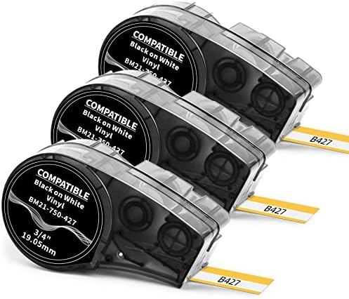 COLORTY Replacemetnt for M21-750-427 Self-Laminating Wire Wrap Labels by COLORTY