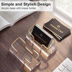 Novabright 6 Pack Acrylic Business Card Holder for Desk - Image 5