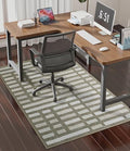 chakme Office Chair Mat for Hardwood Floor, 48"x36" Easy Glide Computer Desk Mat Protector for Rolling Chair Under Desk Rug Nonslip Backing, Machine Wash, (Dark Brown Plaid) by CHAKME