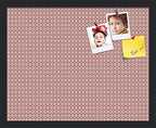 PinPix 20x16 inch Cork Bulletin Board. This Decorative Framed Pin Board Comes with Diamond Pattern in Pink and Beige Design and Satin Black. Ideal for Home, Office Decor or School (PinPix-290) by PinPixBulletinBoards