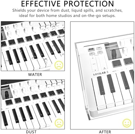 Musiin 25 Key MIDI Keyboard Cover Compatible With Arturia MiniLab 3 - Image 2