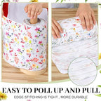 60 Pack Reusable Kitchen Cloths Cotton Towel, Wildflowers - Image 4