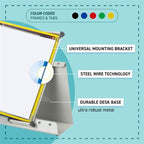 Tarifold Desktop Reference Display System, 30 Pockets, Expandable, Yellow - Image 3