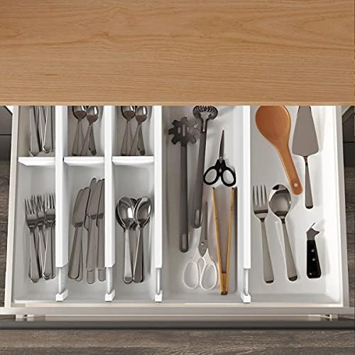 ANTOWIN 6Pcs Expandable Bamboo Drawer Dividers, Fits 17.6-21.6" Drawers - Image 6