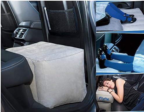 Flypal Inflatable Foot Rest, Adjustable Travel Leg Rest, Kids Airplane Bed - Image 5