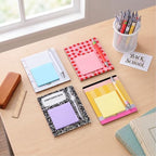 Eaasty 24 Set Back to School Gift for Teacher Wooden Sticky Note Holder Set - Image 2
