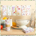 90 Pack Reusable Kitchen Cloths Cotton Towel, Wildflowers - Image 4